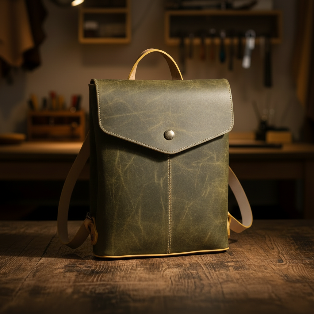 Véra / Route - Hakiki Deri Sırt Çantası