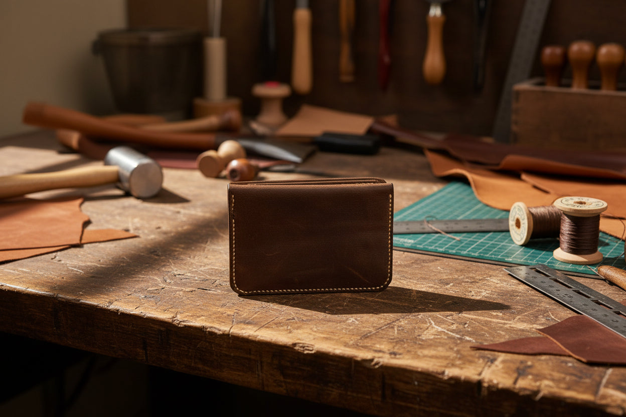 Véra/Travel kahverengi hakiki deri pasaport kılıfı - çift renk tasarım, kart ve bilet bölmeli