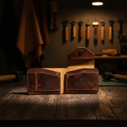 Véra/Prime deri kartlık cüzdan iç görünüm - çift taraflı kart bölmeleri detayı