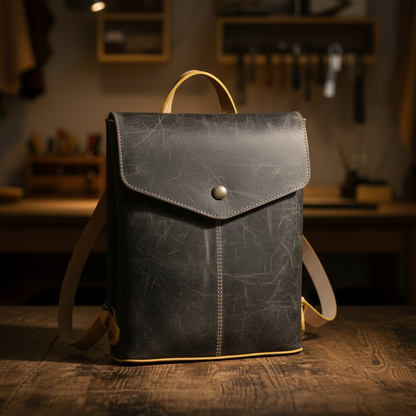 Véra / Route - Hakiki Deri Sırt Çantası