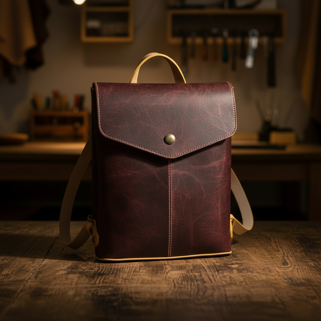 Véra / Route - Hakiki Deri Sırt Çantası